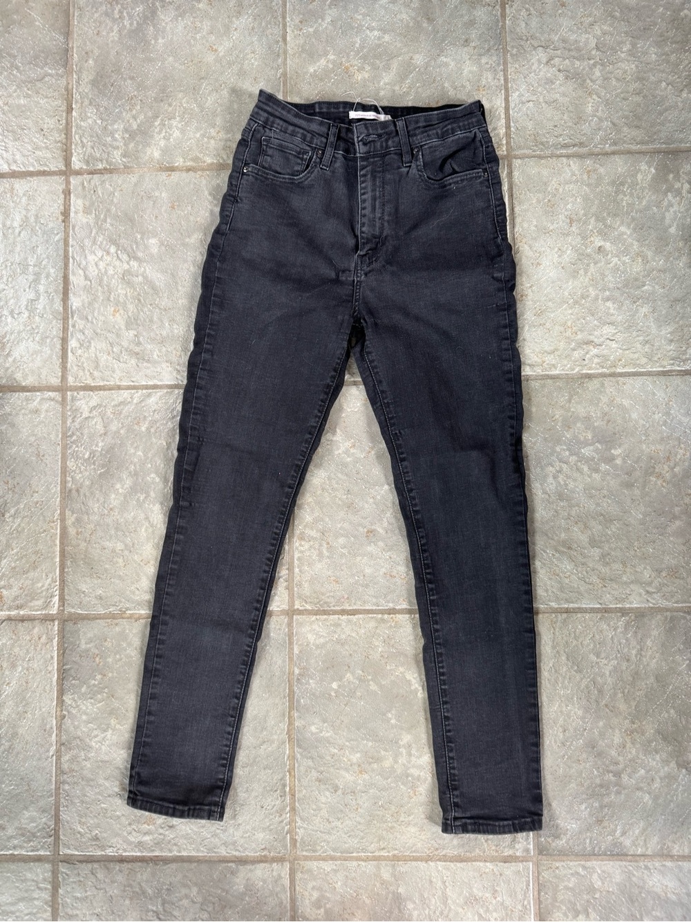 Levi's Black High-Rise Slim Jeans